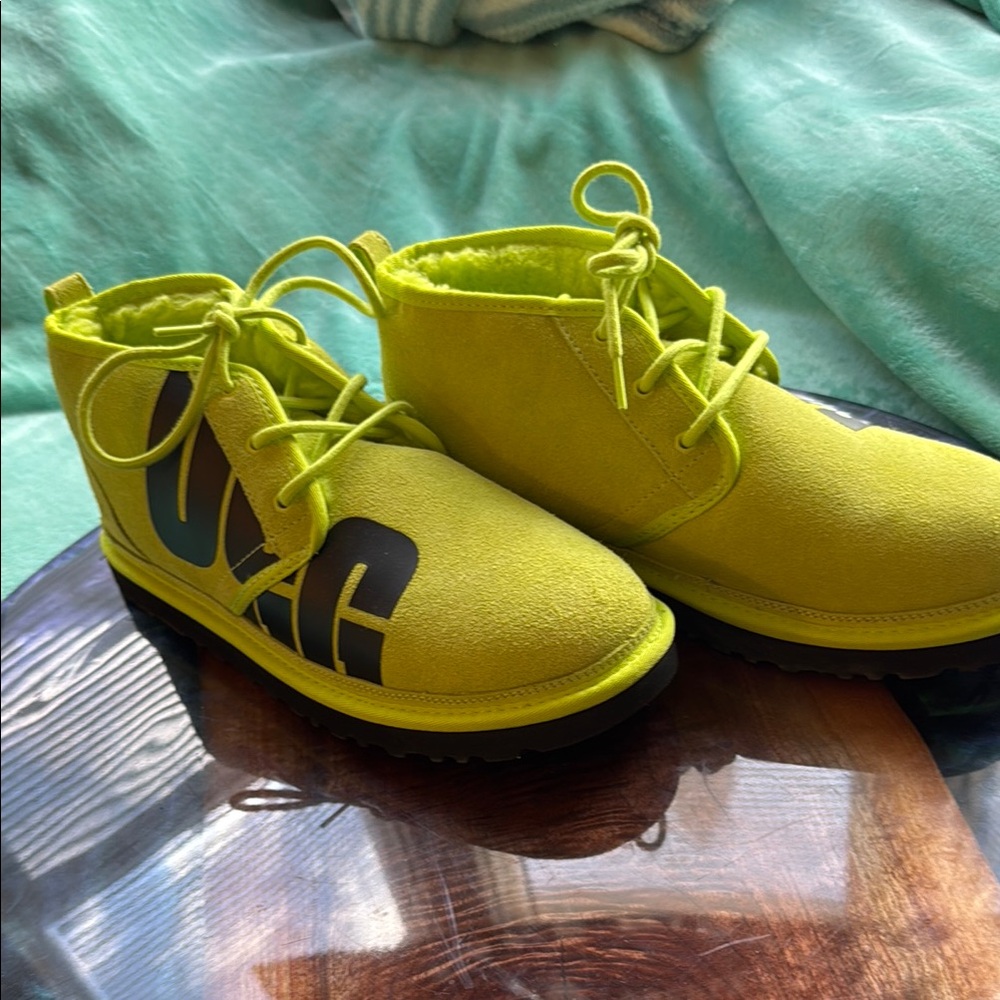 Kids Bright Yellow Shoes